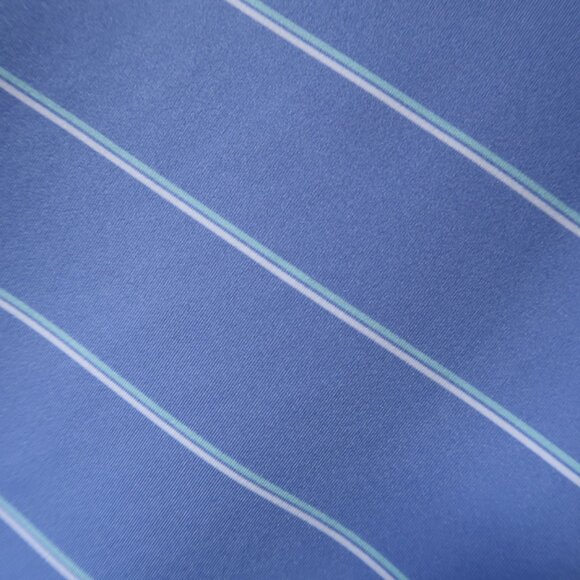 CB Cutter & Buck CB DryTec Blue Striped Indianwood Polo (M) ⛳️ - Picture 8 of 11